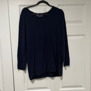 Karen Scott Deep Blue Knit Top